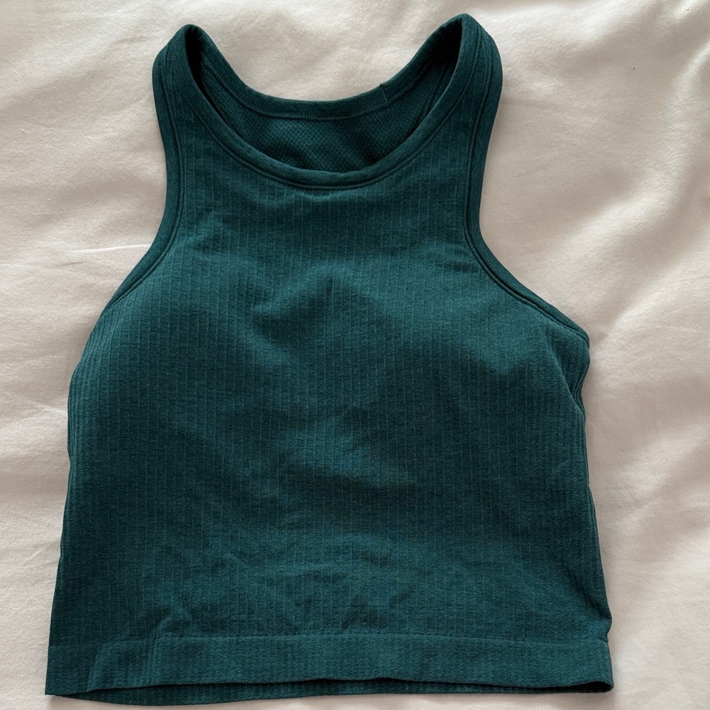 Lululemon Ebb To Street Cropped Racerback Tank Top